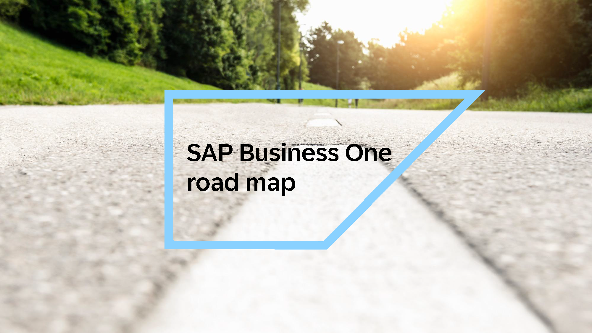SAP Business One road map